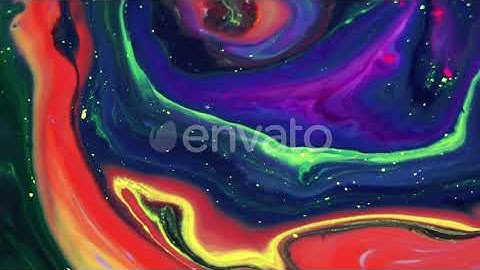Colorful Galaxy Colors Rotating (Stock Footage)