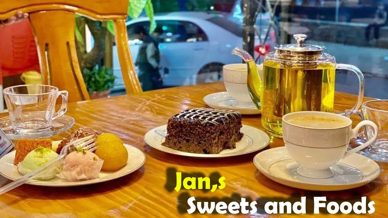 Jan,s Sweets and Foods Beautiful Bakery Kabul Afghanistan HD