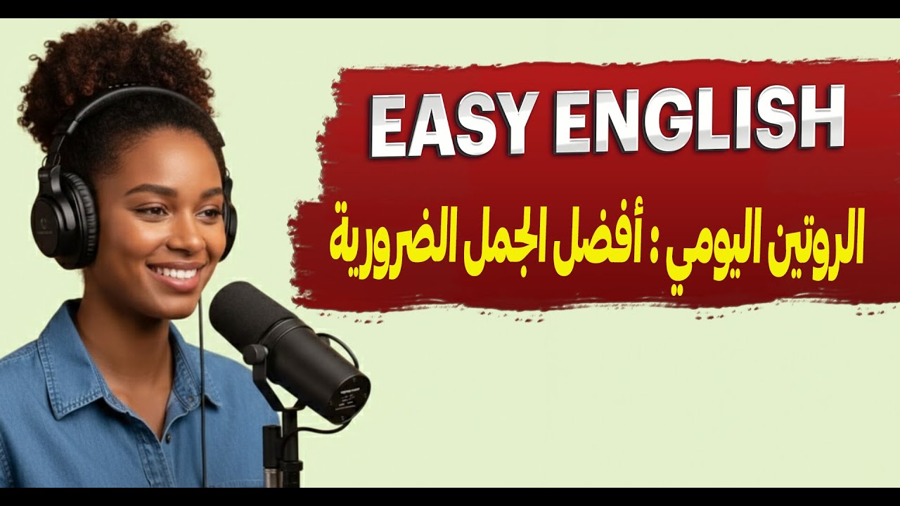 جمل أساسية لوصف أعمالك اليومية بالإنجليزية