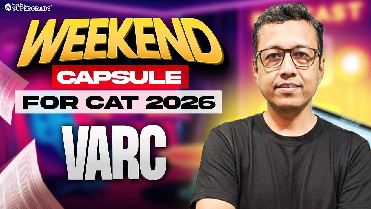 Weekend Capsule for CAT 2026 🔥 | VARC Strategy & Practice | Most ...