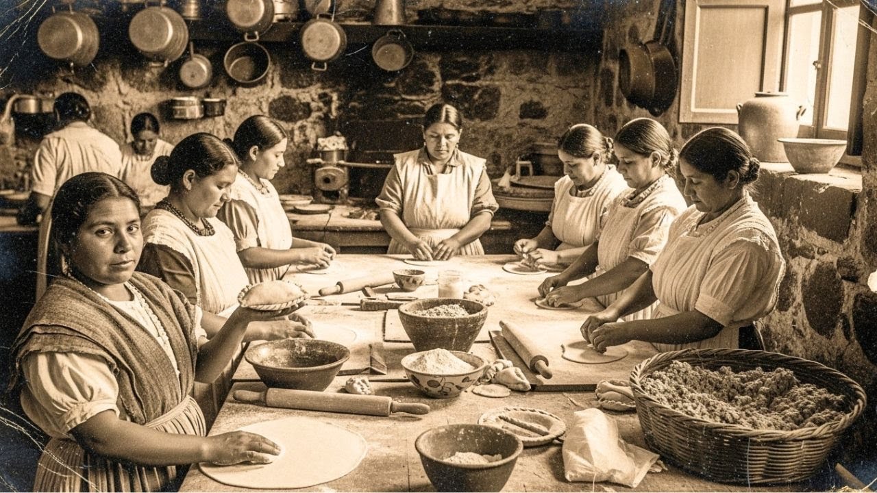 (1952, Puebla) La Cocina de los Ruiz— Toda fiesta incluía empanadas con carne de albañiles muertos