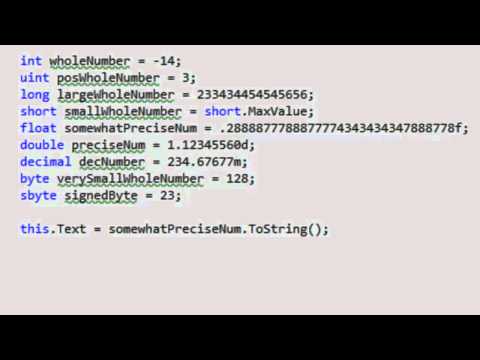 Differences in numeric base types in C#