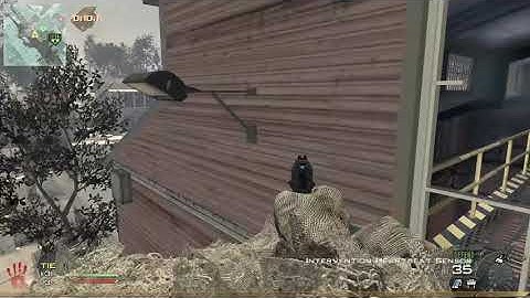 double wallbang quarry trickshot (mw2)