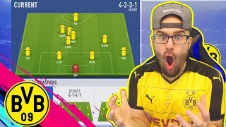 WOW THIS FORMATION IS A CHEAT CODE! FIFA 19 Career Mode DORTMUND