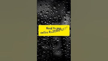 GST Input Tax Credit concept with Logic #tamil #gst #shorts #shortvideo #itc