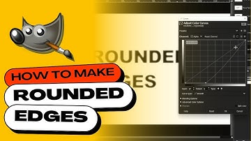 How to Round Off Hard Edges of Text & Objects in GIMP