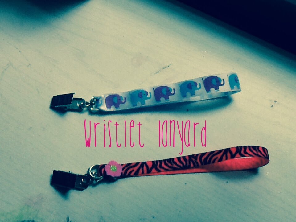 DIY wristlet lanyard YouTube