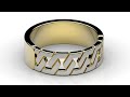 How to make 'Chain Ring' in Solidworks 2016