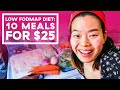 I made 10 low fodmap diet meals for 2 people on a 25 budget  budget eats  delish