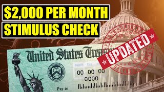 More Senators JUST CALLED For $2,000 Per Month Stimulus Checks || 2nd Stimulus Check Update