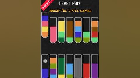 Water sort puzzle level 1467