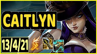 CAITLYN VS JINX - 13/4/21 KDA ADC GAMEPLAY