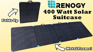 GAME CHANGER! Testing the New Renogy 400w Suitcase Solar Panel! It's Rigid & Lightweight!