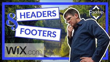 How use a Header and Footer on the Wix ADI site