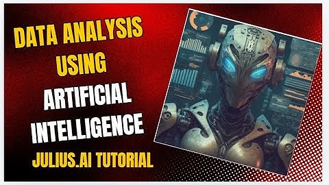 Data Analytics Using AI | Data Analysis Using Artificial Intelligence |Julius.ai Tutorial