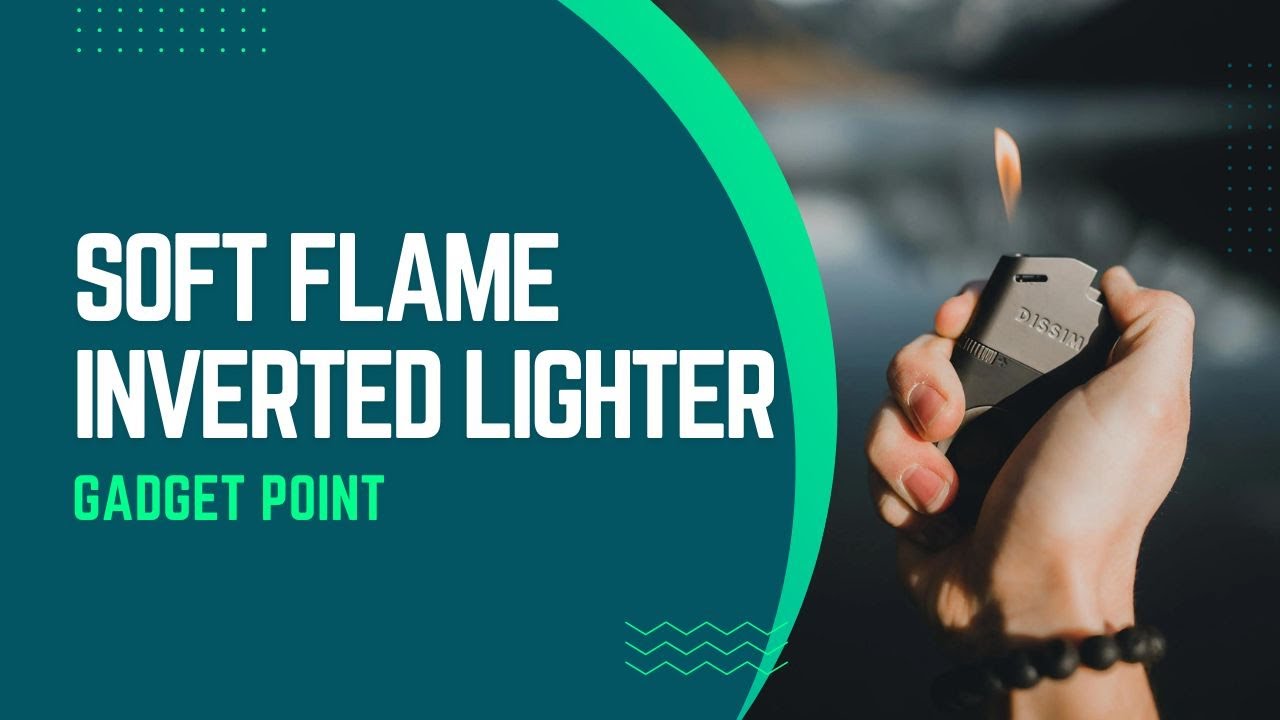 Inverted Soft Flame Lighter | Smart Useful Lighter | Rechargeable Lighter | Smart Lighter