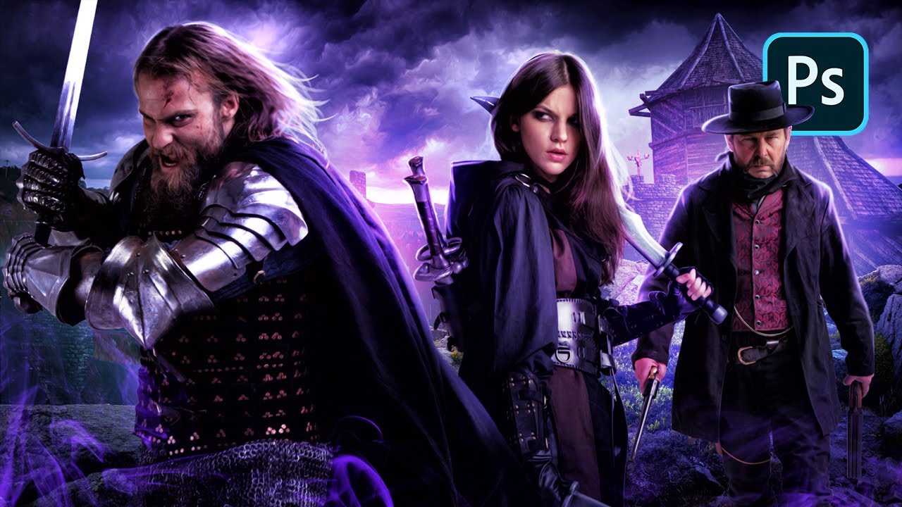 30 MINUTE Photoshop | Time Machine START TO FINISH