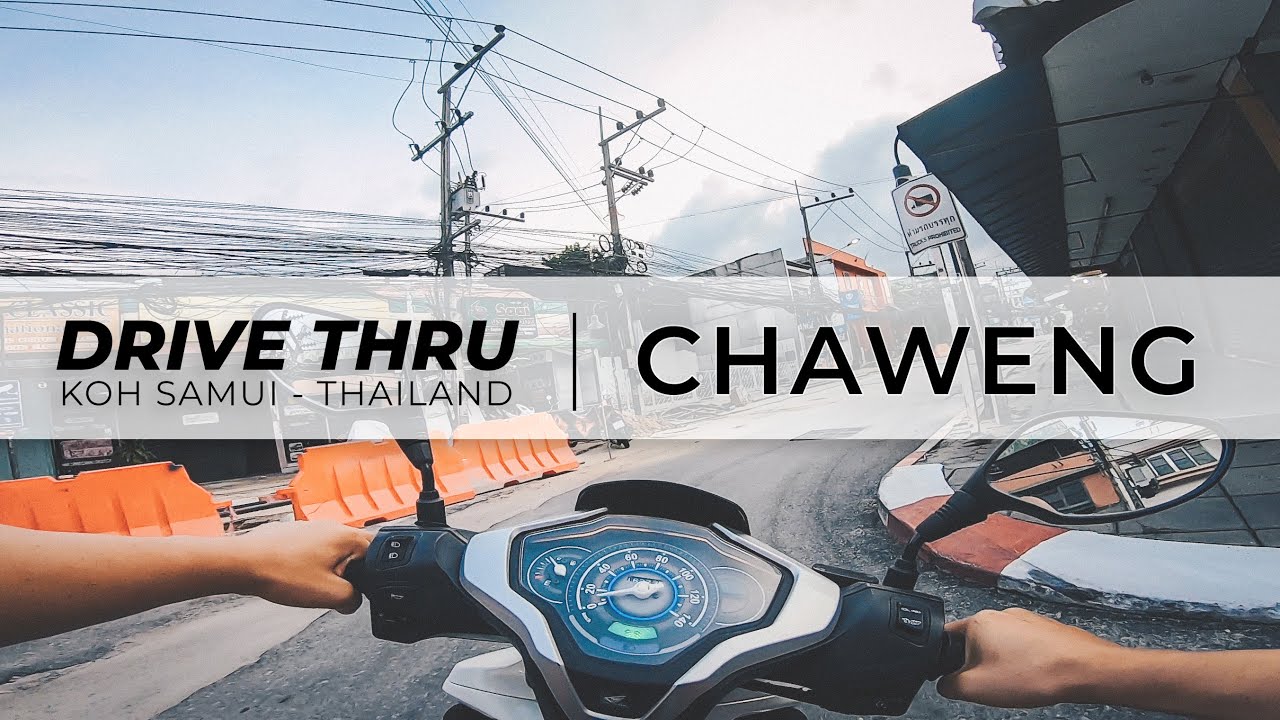 Chaweng | Koh Samui, Thailand - [POV Motorbike] 