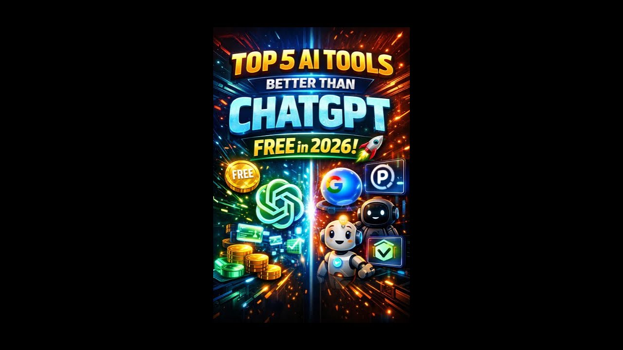 Top 5 AI Tools Better Than ChatGPT (FREE in 2026!)