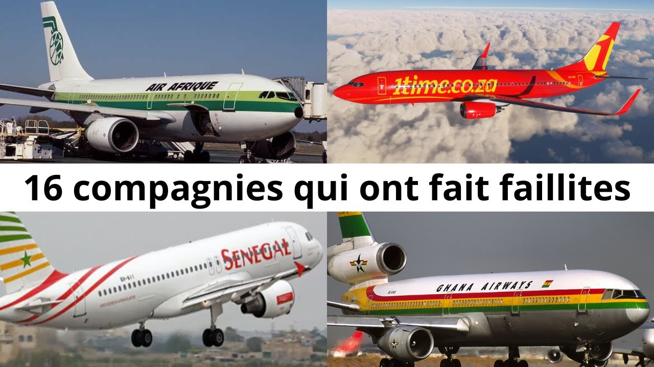 16 Compagnies Africaines d'Aviation qui Ont Disparu : Les Vraies Raisons des Faillites