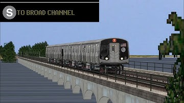 OpenBVE (S) Rockaway Park To Broad Channel (R179)