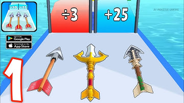 Arrow Run Race: Archery Games - Gameplay Walkthrough Part 1 All Levels (Android,iOs)