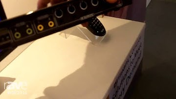 ISE 2016: UR Highlights the TRC-820 Remote and MRX-8 Controller