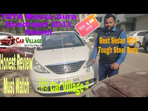 tata-manza-quadrajet-2011,-honest-review-only-at-car-village,-second-hand-car-market-in-delhi-ncr