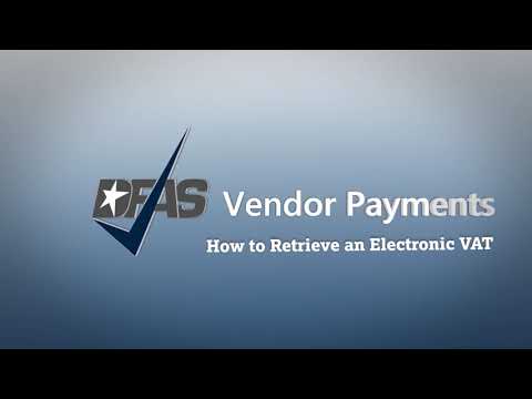 How to Retrieve an Electronic Vat (Abwicklungsschein)