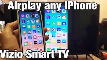 Vizio Smart TV: How to AirPlay 2 (Screen Mirror) All iPhones (iPhone 11/XS/XR/X/8/7/6/5, etc