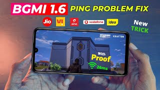 Bgmi 1.6 Update Ke Bad Yeh Trick Apply Kare 26ms Ping Milega | BGMI Ping High Problem
