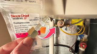How to Fix a Leaking Humidifier Solenoid Valve with New Compression Fitting.