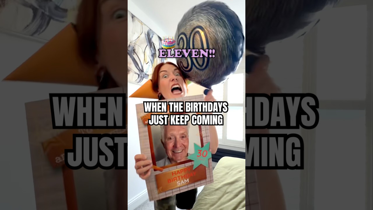 #ad Why won't they stop?!🫠 @moonpig has the perfect card or gift for ANY age! #birthday #comedysong