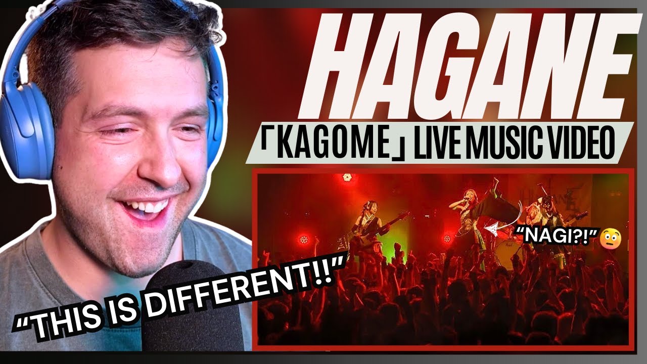 J-rock fan reacts to HAGANE-Kagome(LIVE Music Video)