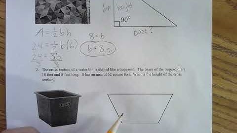 13.3 Solving Area Equations