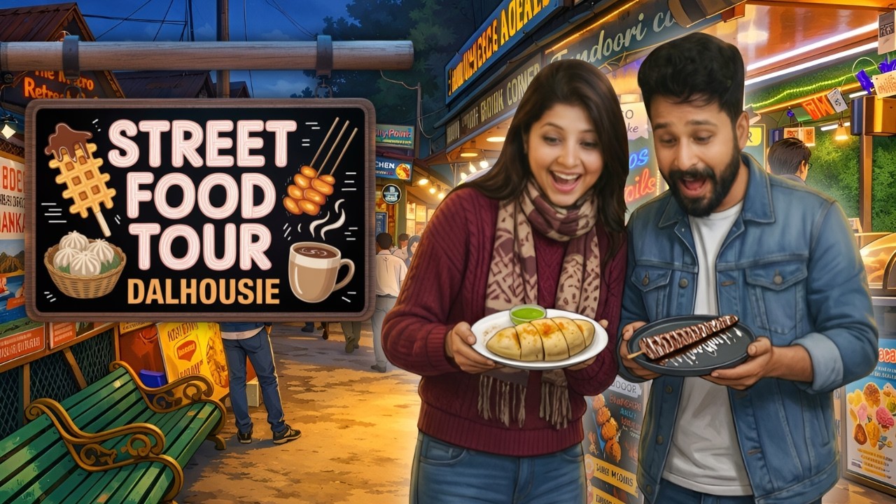 Dalhousie Mall Road Street Food Adventure | Must-Try Eats with Yeh Safar Hamara Hai