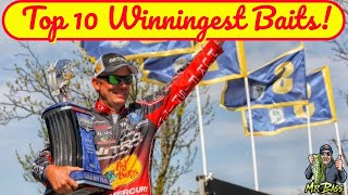 Top 10 Winningest Baits of All Time! These Baits Have Won the Most!