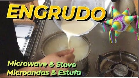 How to make engrudo | Como hacer engrudo