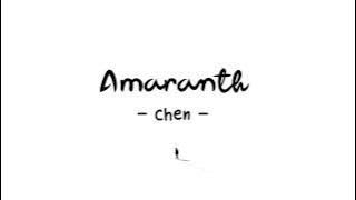Chen - Amaranth // Lirik Sub Indo