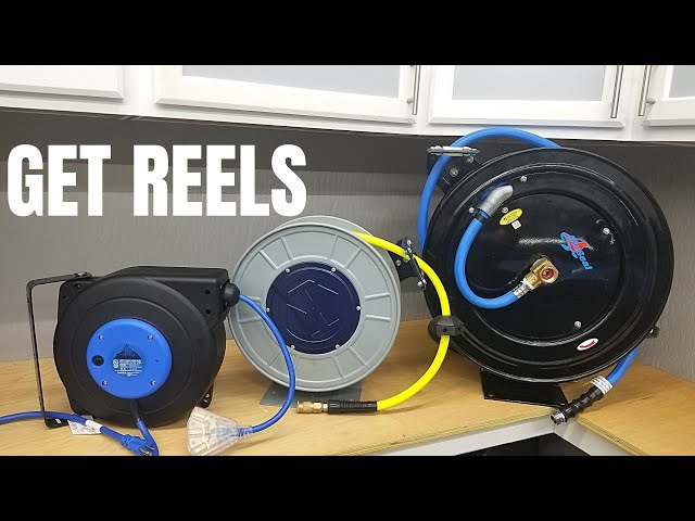 Retractable Reels Install, Garden Hose, Pneumatic, Extension Cord