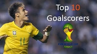 Top 10 Goalscorers to Watch in the 2014 FIFA World Cup