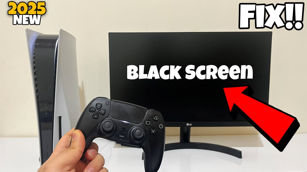 How To Fix PS5 Black Screen in 2025 | PS5 No Signal on TV or Monitor in ...