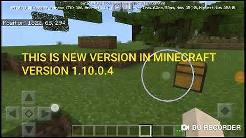 Version 1.10.0.4 minecraft