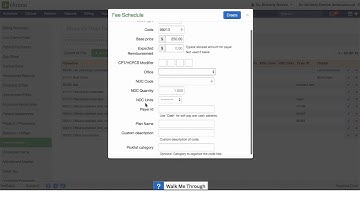 Fee schedule - DrChrono Billing Feature Video Series