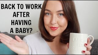 BACK TO WORK AFTER MATERNITY LEAVE IT WILL BE OK | BELLES BOUTIQUE