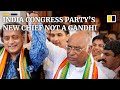 1st in 24 years indias main opposition congress elects president outside gandhi dynasty