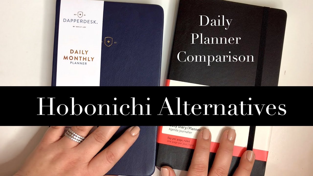 Hobonichi Alternatives 2021 Daily Planner Comparison YouTube