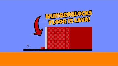 Numberblocks The Floor Is Lava 0.01 To Infinity (Algodoo)