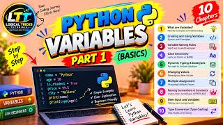 Python Variables in Telugu | Part 1 🔥 | Python for Beginners | @Logicaltrickstutorials 