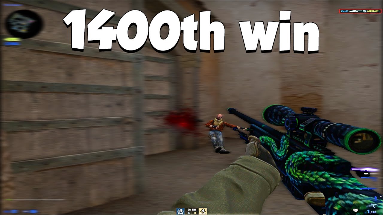 My 1400th Win in CS:GO - YouTube